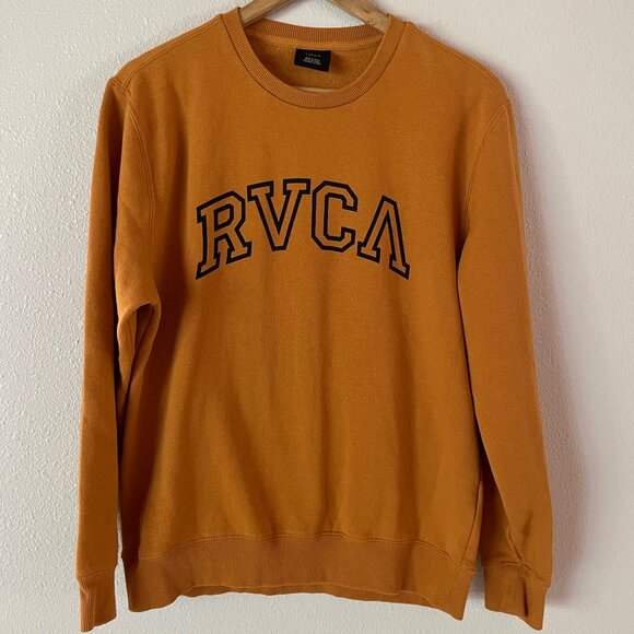 RCVA‎ Graphic Crewneck Honey Heavyweight Sweatshirt Size Small - Picture 1 of 7